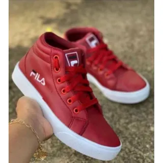 Promoção tênis feminino botinha cano médio academia - Branco