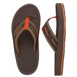 Sandália Confortável Olympikus Masculino - Chinelo 920 - Laranja