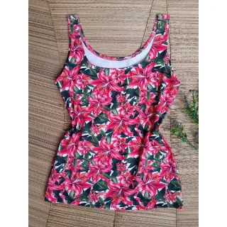 Suplex feminino regata camiseta - Branca