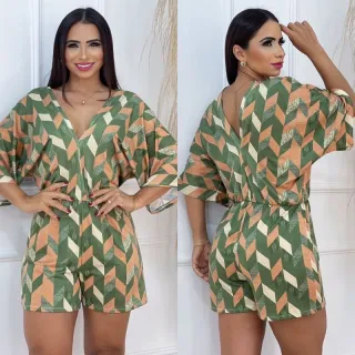 Moda Feminina Malha Romantic Macaquinho Casual Listrado Gola V Manga Flare - Bordo-branco