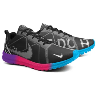 Sapato Masculino Tamanho Especial 44 ao 48 - Just Tênis - PRETO/VERMELHO