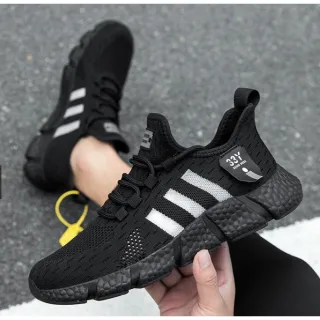 Unidades Diversas Boost Y3 - Conforto Incrível! Academia Musculação - Branco/Preto/Detalhe Verde