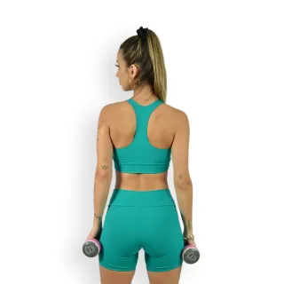 Conjunto Esportivo Feminino de Poliamida Suplex Conjunto Fitness Academia - Lilás