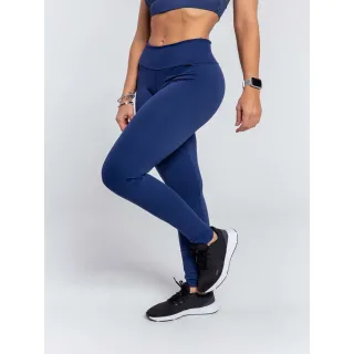 Oferta: Calça Legging Branca Feminina em Malha Cotton Lisa Cós Alto - Cinza