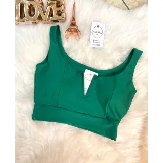 Moda Blogueira Verão Cropped Top Alça Feminina Decote Em V Aro Cod-CPAV com bojo - Preto