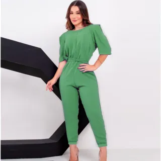 Promoção Macacão Feminino Elegante Tendência Moda Blogueira - Pink