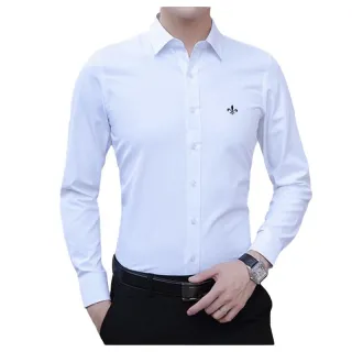 Super Oferta: Camisa Social Masculina Lisa Slim Fit Manga Longa - Verde Claro