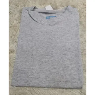 Camiseta básica masculina Plus Size G1 G2 G3 para sublimação 100% algodão - Chumbo