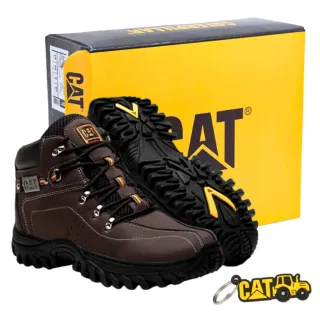 Coturno Caterpillar Otimizado - Pronta Entrega. Trilha Masculino - Preto