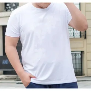 Camiseta básica masculina Plus Size G1 G2 G3 para sublimação 100% algodão