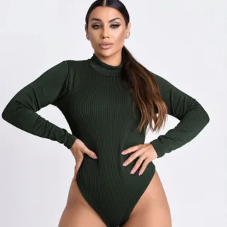 Blusa Manga Longa Cacharrel Segunda Pele Feminina - Cor Off