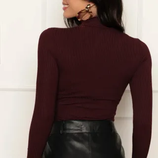 Blusa Manga Longa Cacharrel Segunda Pele Feminina - Cor Off