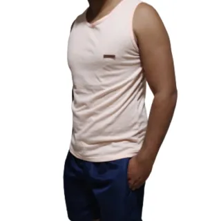 Camiseta Basica Masculina Regata - Fitness, Casual e Moda Praia - Terra-Cota