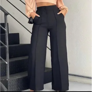 Botão pantalona duna calça - Lilás