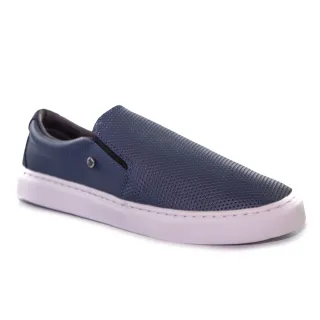Connect Way Sapatênis Masculino Slip On - gelo