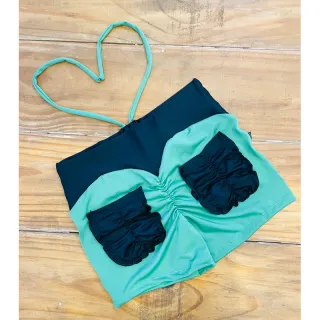 Bolsos Fitness Feminino Empina Bumbum Curto - Salmão