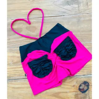 Bolsos Fitness Feminino Empina Bumbum Curto - Salmão