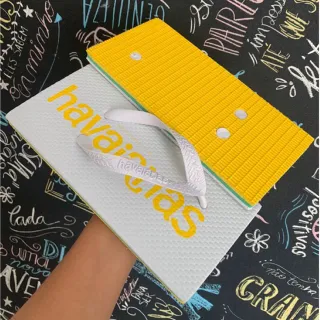 Envio Rápido Chinelo Havaianas Quadrada Japonesa EVA Super Leve Confortável - HVNS Rosa