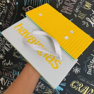 Envio Rápido Chinelo Havaianas Quadrada Japonesa EVA Super Leve Confortável - HVNS Rosa