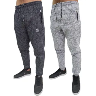 Flanelada Peluciada Grossa Masculina - Kit 2 Calças Moletom - Azul marinho + Cinza escuro