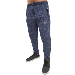 Flanelada Peluciada Grossa Masculina - Kit 2 Calças Moletom - Azul marinho + Cinza escuro