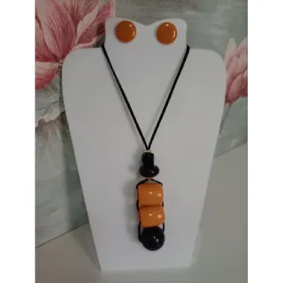 Escolha vários modelos de maxi colar feminino - Preto amêndoa