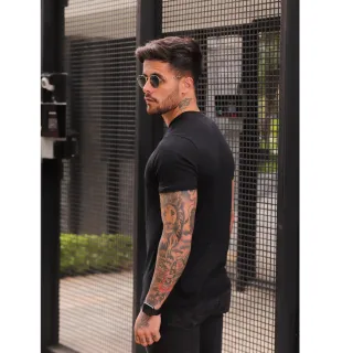 Camiseta Premium Estampada Guitarras Masculina - Preto