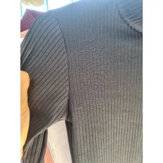 Top cropped manga comprida em promoção - Branco