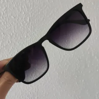 Óculos de sol Quadrado Retangular Minimalista Masculino - degrade brilhate