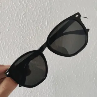 517 Óculos de Sol Masculino Quadrado com Proteção UV400 em Acetato - Polarizado e madeira d7