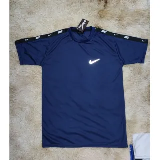 Reflativo Dri Fit Camiseta Masculina - Preto