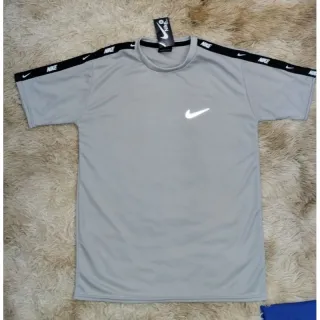 Reflativo Dri Fit Camiseta Masculina - Preto