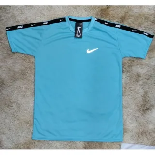 Reflativo Dri Fit Camiseta Masculina - Preto