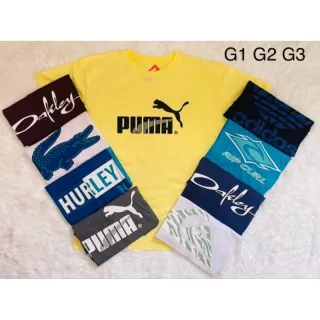 Camisa Masculina 100% Algodão - Kit com 03 Camisetas (Estampas Variadas) - ESCURA