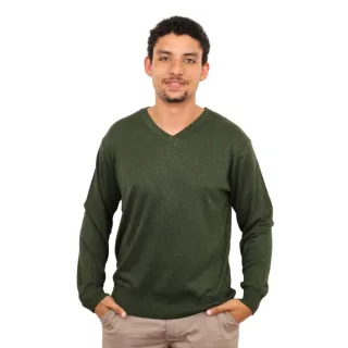 Gola V Tricô Masculino Suéter - Azul Mescla