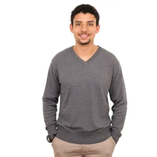 Gola V Tricô Masculino Suéter - Azul Mescla
