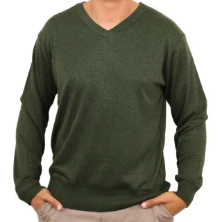 Gola V Tricô Masculino Suéter - Azul Mescla