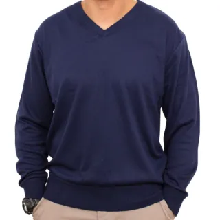 Gola V Tricô Masculino Suéter - Azul Mescla