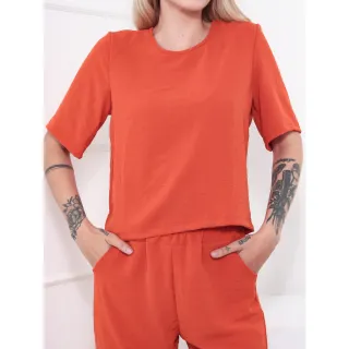 Cropped Lisa Manga - Conjunto Duna Jogger e Calça - Vermelho