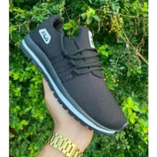 Promoção Tênis de Caminhada Masculino F1 - Treino para Homens - Preto/branco