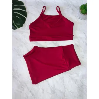 Moda fitness: conjunto top e short curto ou pedal - Est.13