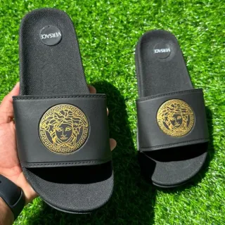 Slide masculino leve diversos modelos, sandália calçado inverno verão CH-1 - BRANCO/EA7