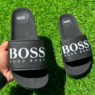 Slide masculino leve diversos modelos, sandália calçado inverno verão CH-1 - BRANCO/EA7