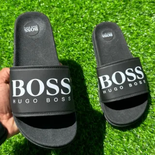 Slide masculino leve diversos modelos, sandália calçado inverno verão CH-1 - BRANCO/EA7