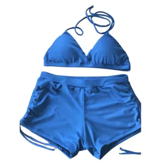 Verão Bionda - Biquíni Sunkini Sunquini Parte de Cima Com Bojo - Azul Escuro