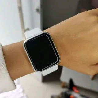 Relógio inteligente masculino com notificações de redes sociais - ENVIO IMEDIATO - Azul Marinho