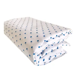 Cobertor Casal Gigante em Várias Cores - Lençol de Bolinha - Verde / Branco