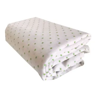Cobertor Casal Gigante em Várias Cores - Lençol de Bolinha - Verde / Branco