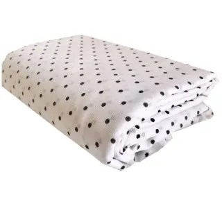 Cobertor Casal Gigante em Várias Cores - Lençol de Bolinha - Verde / Branco