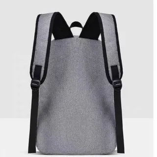 Mochila Preta Básica Masculina Feminina - Barata para faculdade e trabalho - CINZA N7